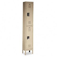 SnapIt Double-Tier Locker, 12w x 18d x 78h, Tan METCQA5091TN