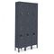 SnapIt Double-Tier Locker, 36w x 18d x 78h, Gray METCQA5093GY