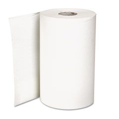 SofPull Hardwound Roll Paper Towel, Nonperforated, 9 x 400 ft., White, 6/Carton GEP26610