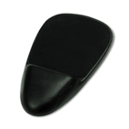 SoftSpot SoftSpot Mouse Pad w/Wrist Rest, Nonskid Base, 7-1/2 x 13, Black SAF90108