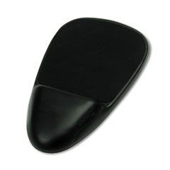 SoftSpot SoftSpot Mouse Pad w/Wrist Rest, Nonskid Base, 7-1/2 x 13, Black SAF90108