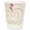 SOLO Cup Company Hot Cups, Symphony Design, 10 oz., Beige, 1000/CT SLO370SMSYM