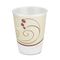 SOLO Cup Company Symphony Design Trophy Foam Hot/Cold Drink Cups, Wrapped, 9 oz Beige, 900/Carton SLOWX9J8002
