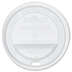 SOLO Cup Company Traveler Drink-Thru Lid, White, 300/Carton SLOOFTL310007