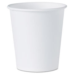 SOLO Cup Company White Paper Water Cups, 3 oz., 100/Pack SLO44