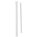 SOLO Cup Company Wrapped Jumbo Straws, Polypropylene, 7-3/4" Long, Translucent, 500 Straws/Pack SLO822TX2050PK
