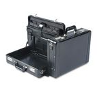 SOLO Expandable Laptop Attach, Leather, 18 x 4 x 13, Black USL4884