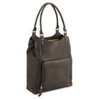 SOLO Ladies' Bucket Tote, Full-Grain Leather, 13-1/2 x 4-1/2 x 17-1/4, Espresso USLVTA8043
