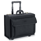 SOLO Rolling Catalog Case, Polyvinyl, 18-3/4 x 10-1/2 x 14-3/4, Black USLPV784