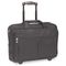 SOLO Rolling Laptop Computer Case, Leather, 17 x 8 x 13-1/2, Black USLD5294