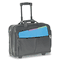 SOLO Rolling Laptop Computer Case, Leather, 17 x 8 x 13-1/2, Black USLD5294