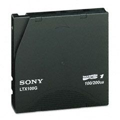 Sony 1/2" Ultrium LTO-1 Cartridge, 1998ft, 100GB Native/200GB Compressed Capacity SONLTX100