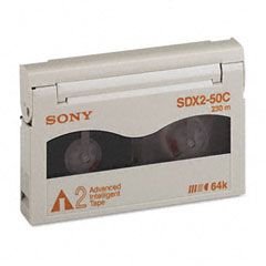 Sony 8 mm AIT-2 Cartridge, 230m, 50GB Native/100GB Compressed Capacity SONSDX250C