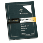 Southworth 25% Cotton Business Coverstock, White, 65 lbs., 8-1/2 x 11, Wove, 100/Box, FSC SOUZ430CK