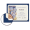 Southworth Certificate Holder, 12 x 9-1/2, Navy, Linen, 105 lbs., 10/Pack SOUPF8