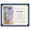 Southworth Certificate Holder, 12 x 9-1/2, Navy, Linen, 105 lbs., 10/Pack SOUPF8