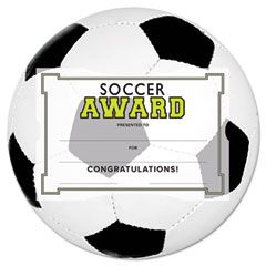 Southworth Motivations Soccer Sports Certificate Award Kit and Holder, 8.5 X 5.5, 10/pk SOUMSK5