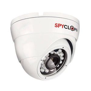 Spyclops MINIDOMEW White Mini Dome Style 24 IR Nightvision Indoor CCTV Camera
