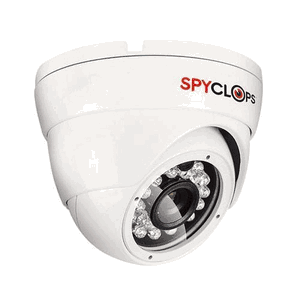 Spyclops MINIDOMEWP White Mini Dome 24 IR Nightvision LEDs Indoor CCTV Camera