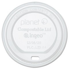 Stalk Market Planet+ Hot Cup Lid, Translucent, For 12 oz Cups, 500/Carton STMPLCLIDS