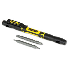 Stanley 4-in-1 Pocket Screwdriver, Black BOS66344