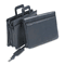 STEBCO Leatherette Zippered Portfolio, Five-Part, 4" Capacity, 16-1/4 x 12, Black STB251210BLK