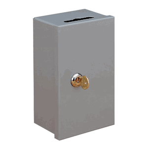 STEELMASTER 201980101 Drop-In Key Control Box, Keyed Alike, Gray