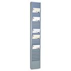 STEELMASTER by MMF Industries 40-Pocket Steel Swipe Card/Badge Rack, 2 7/8 x 18 3/4 MMF20501