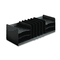 STEELMASTER by MMF Industries Adjustable Organizer, 11 Sections, Steel, 30 x 11 x 8 1/8, Black MMF26420HVHABLA