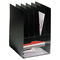 STEELMASTER by MMF Industries Compact Combo Organizer, Eight Sections, Steel, 9 5/8 x 11 1/8 x 14 1/8, Black MMF2645VHBK
