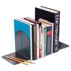 STEELMASTER by MMF Industries Fashion Bookends, 9 x 5 x 7, Granite, Pair MMF2410171A3