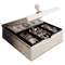 STEELMASTER by MMF INDUSTRIES : Heavy Duty Steel Drawer Safe with Four Compartments, Key Lock, Sand -:- Sold as 2 Packs of - 1 - / - Total of 2 Each