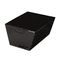 STEELMASTER by MMF Industries Posting Tub Storage Box, Legal, Steel, 15-1/8 x 11-3/8 x 7, Black MMF2062TBK