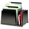 STEELMASTER by MMF Industries Slanted Combination File, Eight Sections, Steel, 15 1/4 x 11 x 12 3/4, Black MMF2648S2VBK