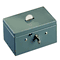 STEELMASTER Small Cash Box with Coin Slot, Disc Lock, Gray (221533001)
