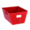 STEELMASTER Storage Tub with Locker Design, 7.5 x 12.43 x 11.44 Inches, Red (20610007)