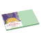 SunWorks Construction Paper, 58 lbs., 12 x 18, Light Green, 50 Sheets/Pack PAC8107