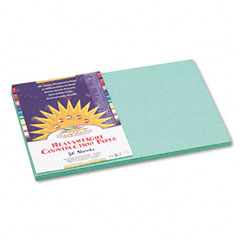 SunWorks Construction Paper, 58 lbs., 12 x 18, Medium Green, 50 Sheets/Pack PAC7907