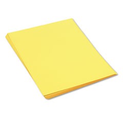 SunWorks Construction Paper, 58 lbs., 18 x 24, Yellow, 50 Sheets/Pack PAC8417