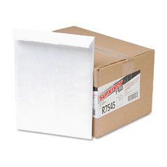 SURVIVOR Tyvek Air Bubble Mailer, Self-Seal, Side Seam, 10 x 13, White, 25/Box QUAR7545