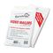 SURVIVOR Tyvek Air Bubble Video Mailer, Flap-Stik, Side Seam, 6 1/2 x 9, White, 2/Pack QUAR7505