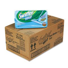 Swiffer Wet Refill System, Cloth, White, 12/Box, 12/Carton PAG35154CT