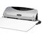 Swingline 12-Sheet Easy View Desktop Punch, Three Holes, 9/32" Holes, Black/Silver SWI74063