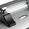 Swingline 12-Sheet Easy View Desktop Punch, Three Holes, 9/32" Holes, Black/Silver SWI74063