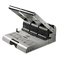 Swingline 160-Sheet Heavy-Duty Two- or Three-Hole Punch, 9/32" Holes, Putty/Gray SWI74650