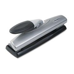 Swingline 20-Sheet Light Touch Desktop Two- or Three-Hole Punch, 9/32" Hole SWI74030