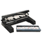 Swingline 40-Sheet Two- to Four-Hole Adjustable Punch, 9/32" Holes, Black SWI74450