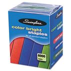 Swingline Color Bright Staples, 6,000/Pack SWI35123