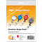 Swingline GBC ID Badge Holder, BadgeMates, Translucent Retractable Carabiner Badge Reel, Assorted Colors, 4 Pack (3747498)