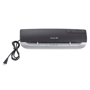 Swingline GBC Thermal Laminator Machine, Fusion 3100L, 12 Inch, 1 Min Warm-up, 3-7 Mil, with 30 EZUse Laminating Pouches (1703076)